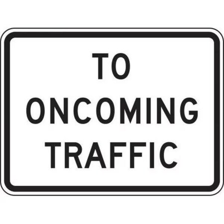 Accuform STOP AND YIELD SIGN TO ONCOMING FRR431RA FRR431RA